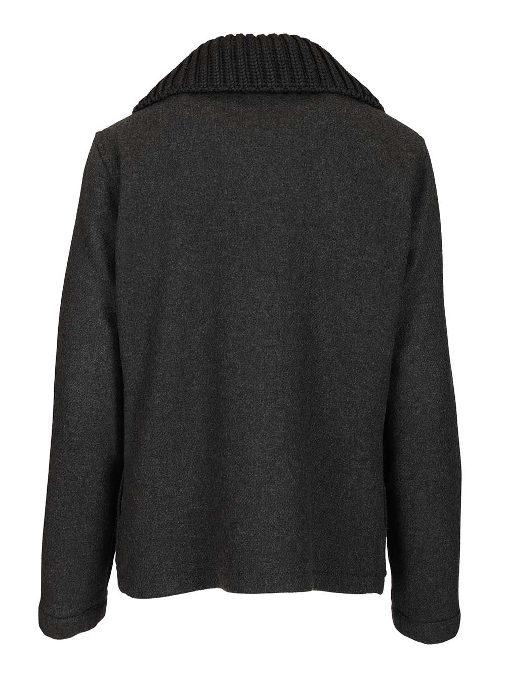 Fay 3-Hook Wool Jacket Coats - Grey | e5efab4ad0245b3d28765cc2acc1812bda4113da