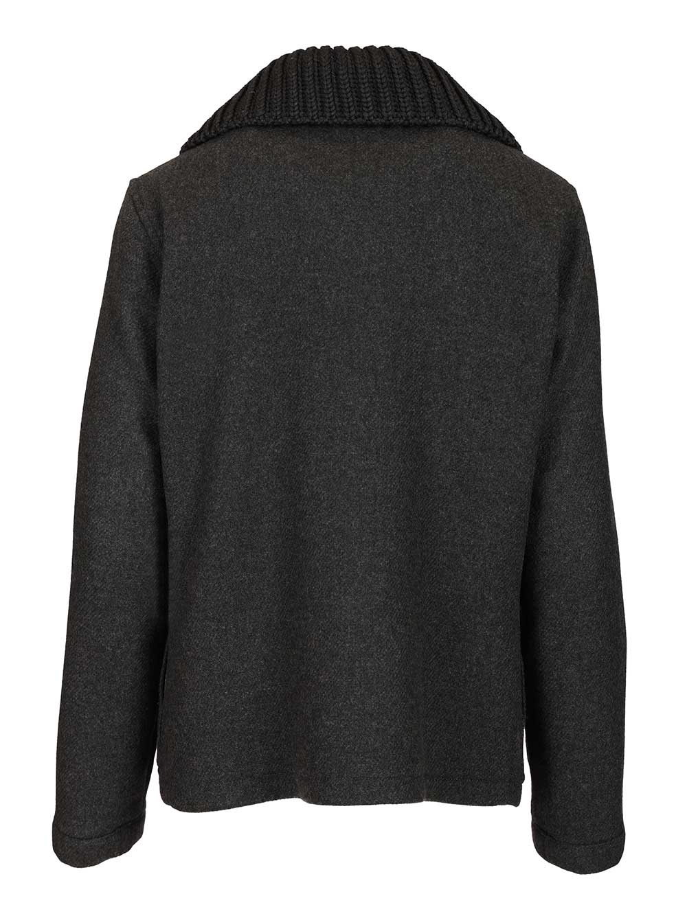 Fay 3-Hook Wool Jacket Coats - Grey | d2d880e6d743546c08fc98d116d55e8fba0a020c