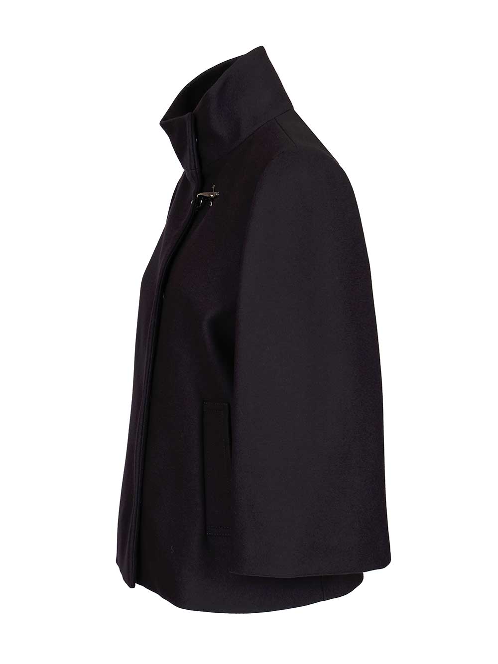 Fay Wool Cape Coats - Blu | e359d9f2e9310954fa50844e8bb806148ebffc29