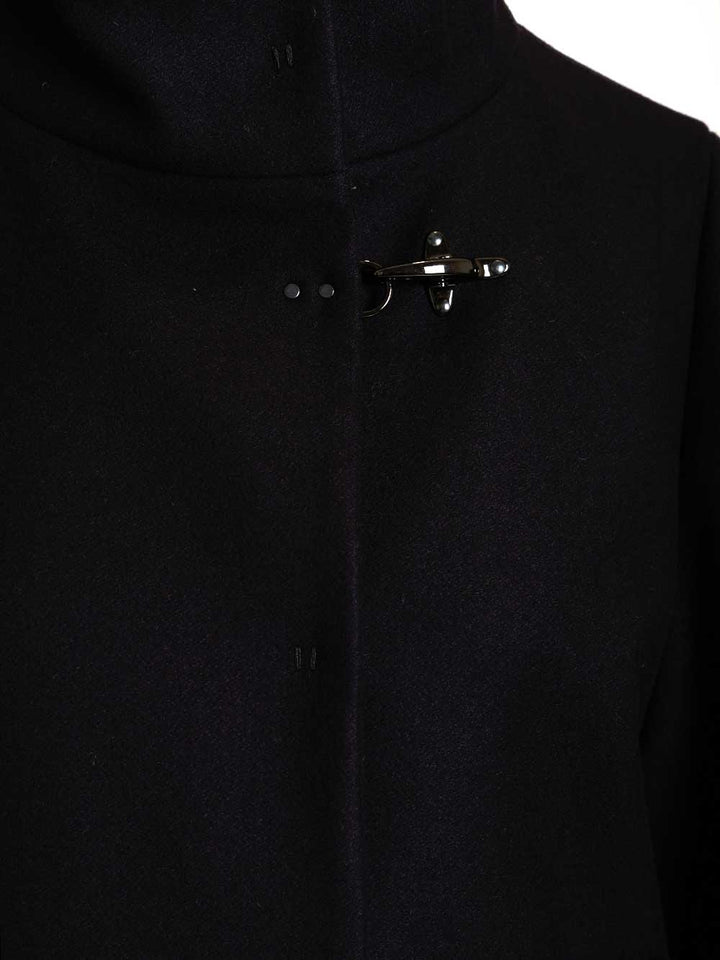 Fay Wool Cape Coats - Blu | 75e1e9ec48b2d3cef0140923f3f24f7a1ac353c6