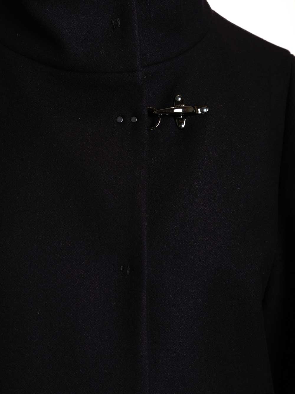 Fay Wool Cape Coats - Blu | 75e1e9ec48b2d3cef0140923f3f24f7a1ac353c6