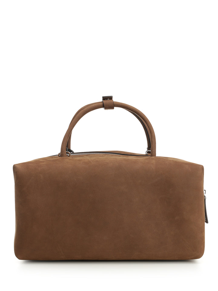 Max Mara Large Nubuck Leather Satchel Bag Handbags - Marrone | 2f8d1d485705769e199f99e5516e4d7847f2071c