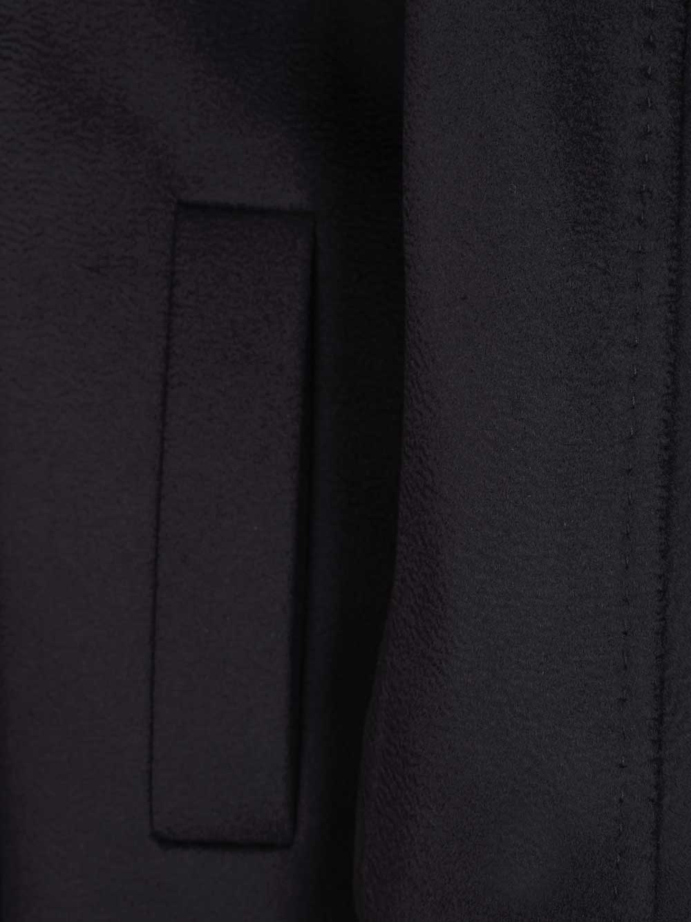 Max Mara Studio Double-Breasted Coat Coats - Blu | a95bc45b0d0cc1ef74e71d07f60b70ecab346cda