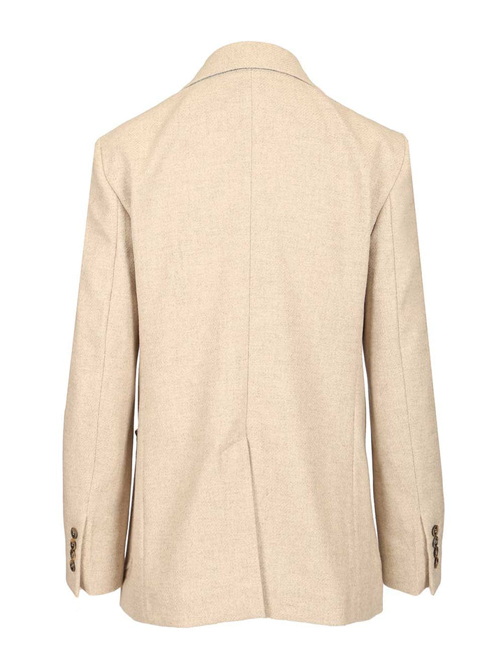 Max Mara Single-Breasted Blazer Giacche - Beige | dbbfb717bf00e43a81ab98fec55e667de8b80d6a