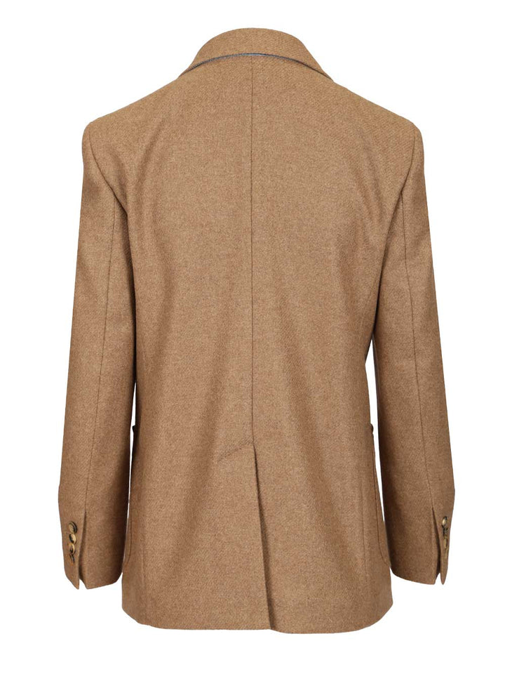 Max Mara Single-Breasted Blazer Giacche - Marrone | 668450a3031c1e8b0d7e51b1afd825e8f0a1e12c