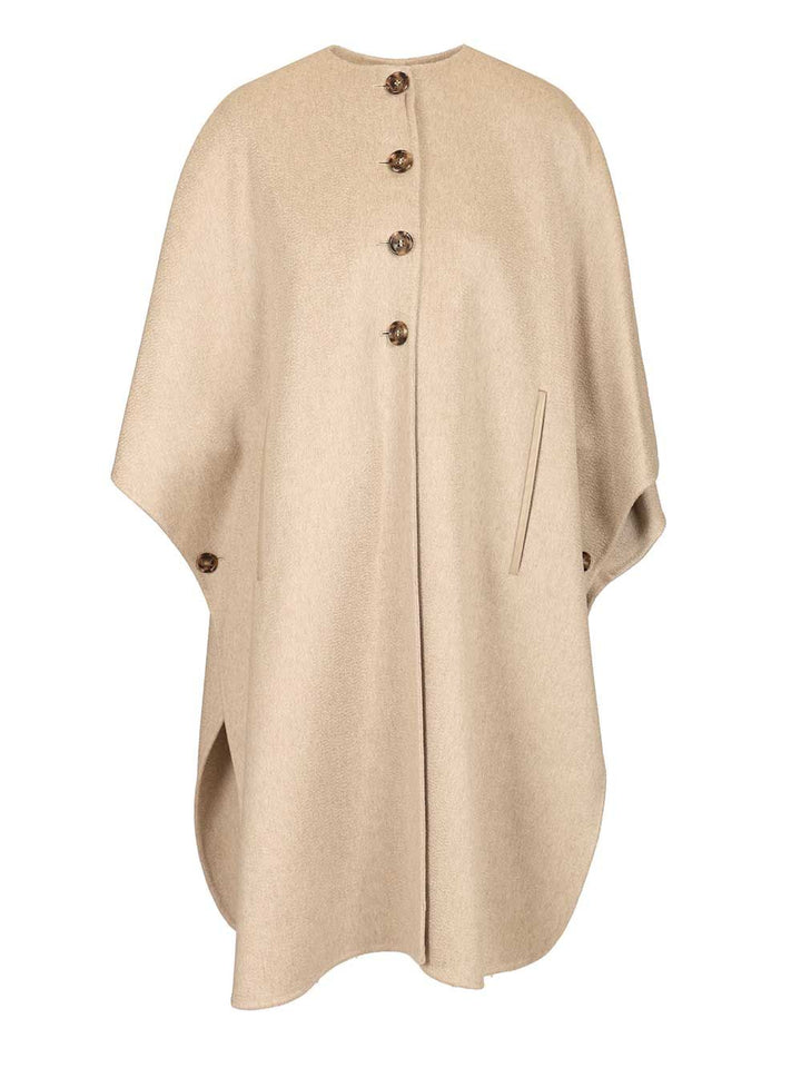 Max Mara Long Cape Scarves And Foulards - Beige | 8603d58006da29e64951da705218a2b6ccd5ceaa