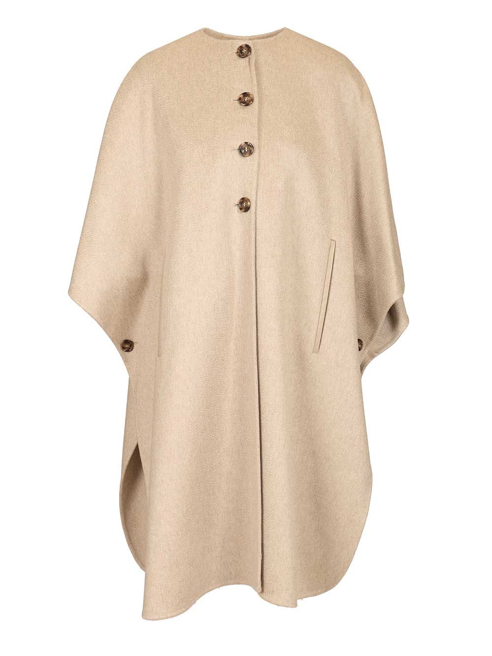 Max Mara Long Cape Scarves And Foulards - Beige | 8603d58006da29e64951da705218a2b6ccd5ceaa