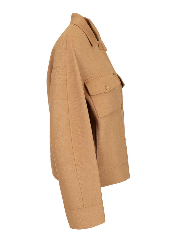 Max Mara Studio Boxy Jacket Giacche - Beige | 3396e98f64d9f128af548734b13c3647c9d088f4