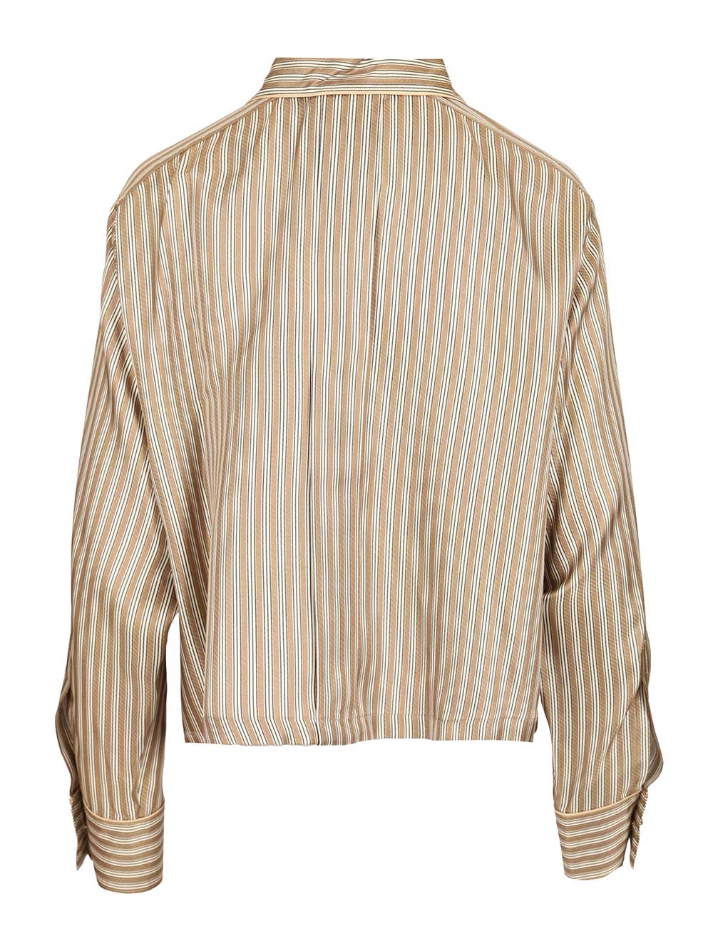 Max Mara Silk Crop Shirt Shirts - Multicolor | d2573de64bddf64c7887f8ffd50cc4de6175d7db