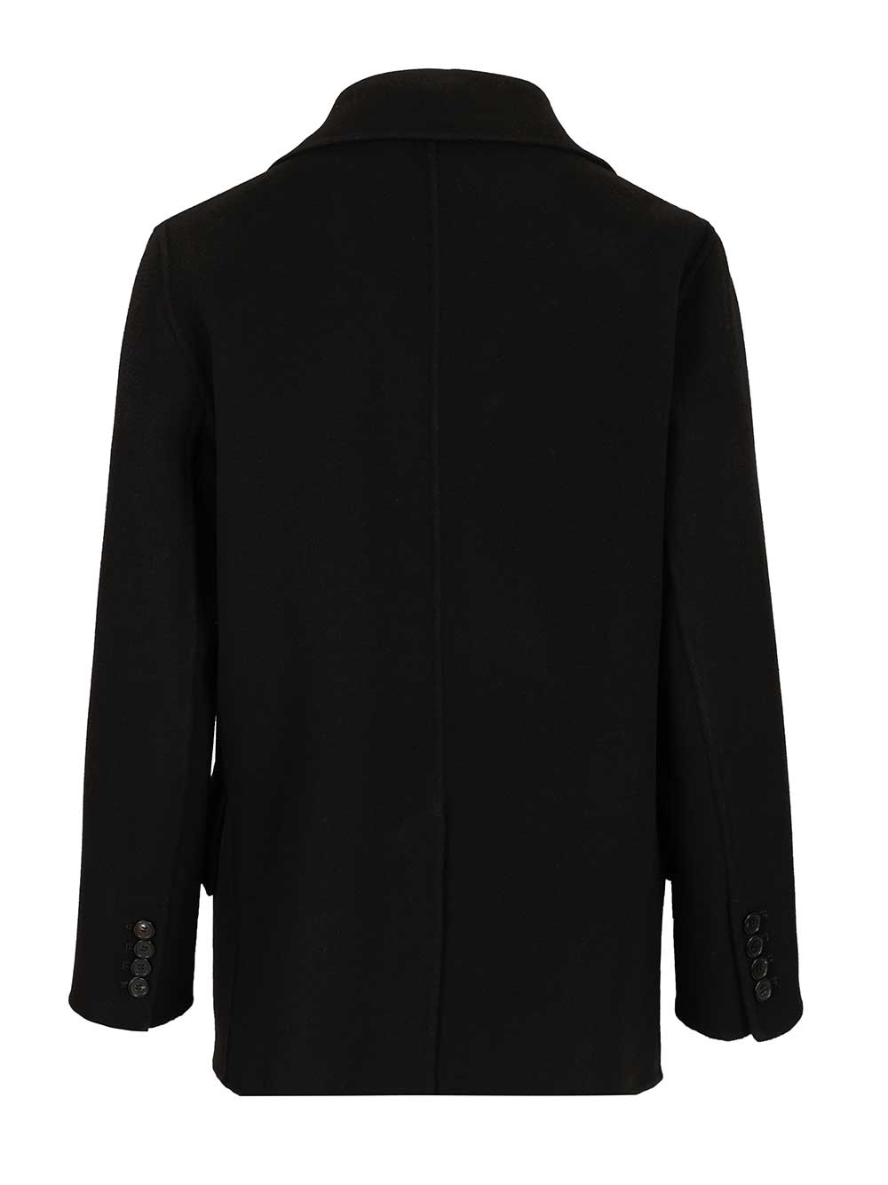 'S Max Mara Double-Breasted Wool Jacket Giacche - Nero | 8cee8d954fa2187be9d76eace9139f3d37b0e7a2