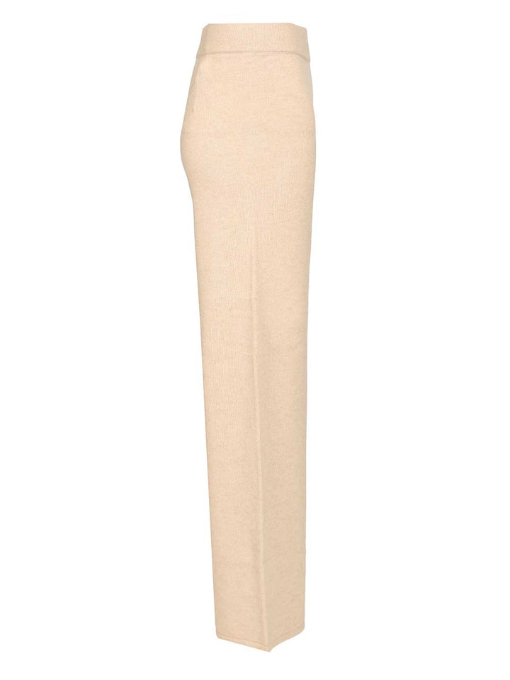 Max Mara Studio Knit Trousers Knitwear - Bianco | df327f1d599afb8e5b11f84778bd9cbc2342e03a