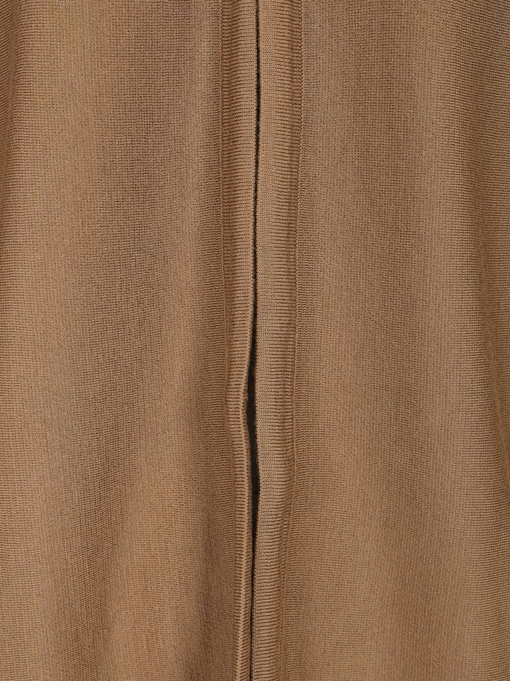 Max Mara Wool Yarn Cardigan Knitwear - Marrone | 50f428b5ac7aeecd08eb75fb4532082eacb2ec66