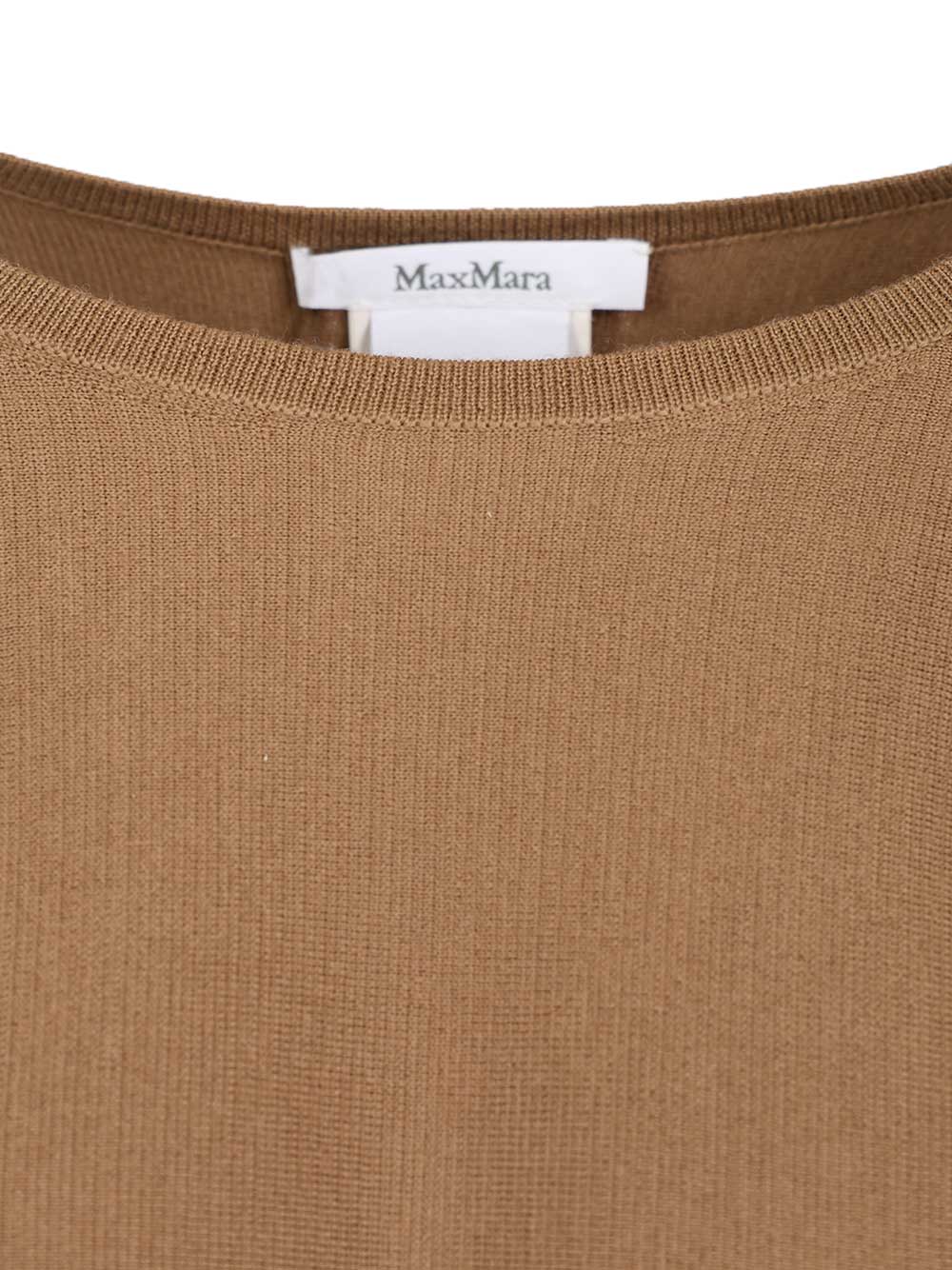 Max Mara Fine Wool Yarn Sweater Knitwear - Marrone | cc6baf54fb4eb70a36b1e1f6550c4190eb82adc9