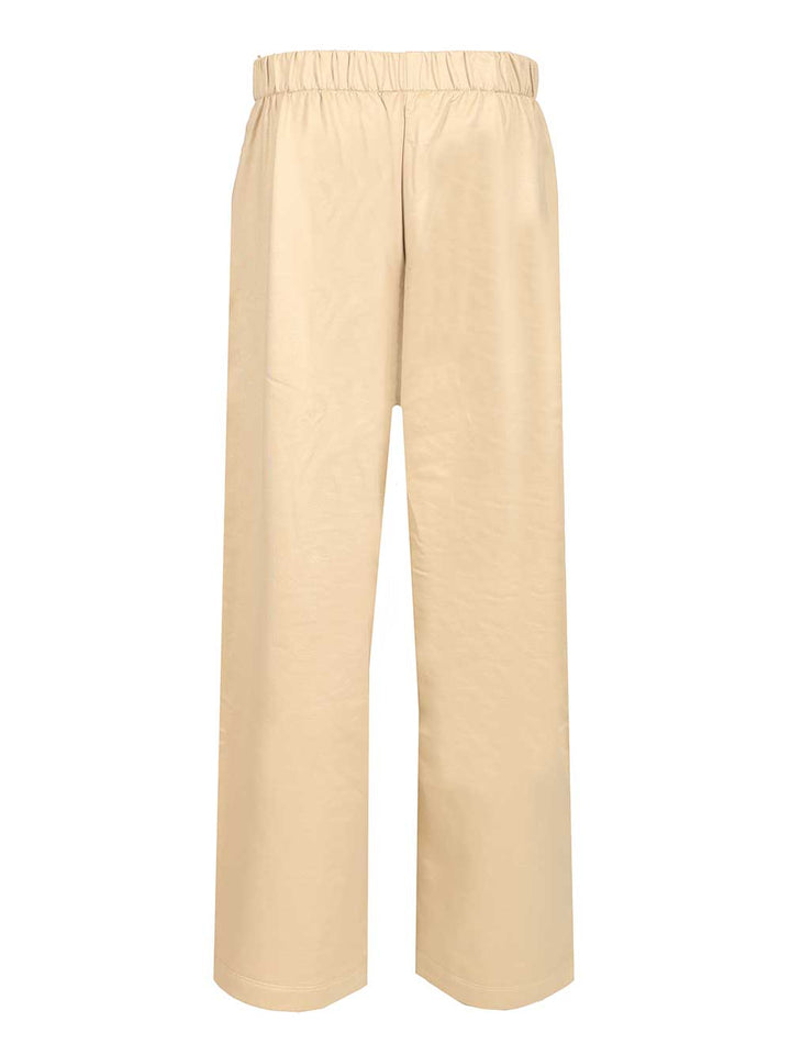 Max Mara Cotton And Silk Sweatpants Trousers - Beige | fe5705112bd950a98286151c725d5f0dcb97a671