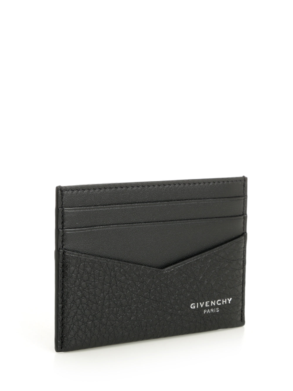 Givenchy Grained Leather Card Holder Wallets - Nero | 3c4ef7f83b1936b4086573832e0d9753423acfae