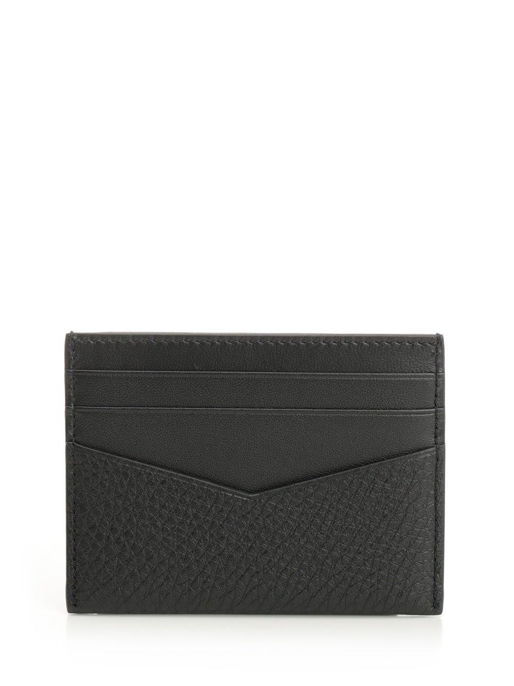 Givenchy Grained Leather Card Holder Wallets - Nero | e888a6a63166aba1d29c90af3d508ce982945e35