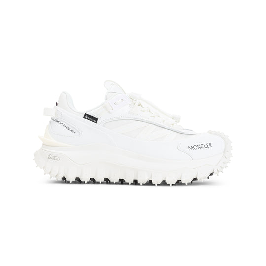 White Trailgrip Gtx Low Top Leather Sneakers