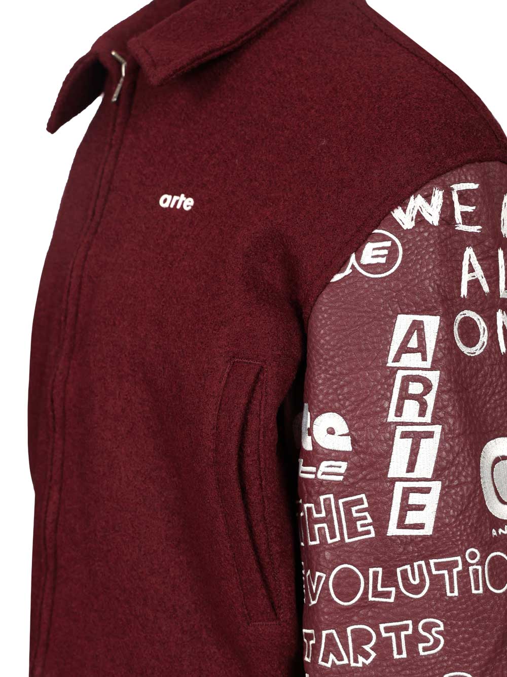 Arte Grafiti Varsity Giacche - Bordeaux | cfb2cda0c7538b51abae21bc61f8c3e5fee1afe7