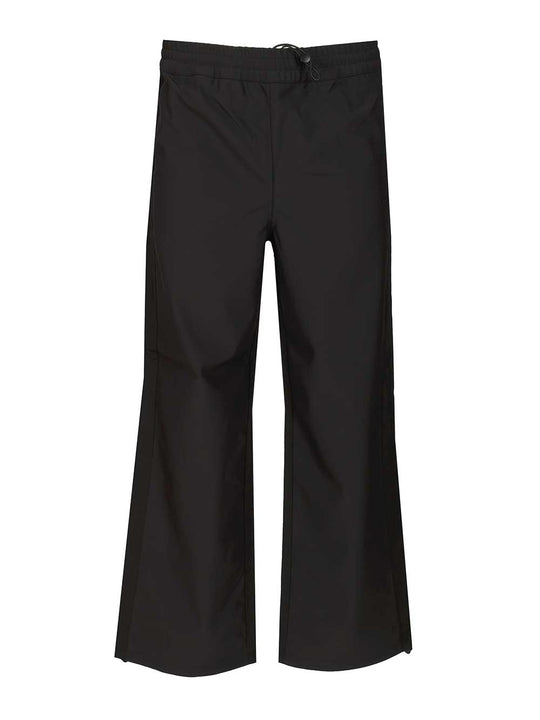Nylon Tracksuit Bottoms Trousers Nero