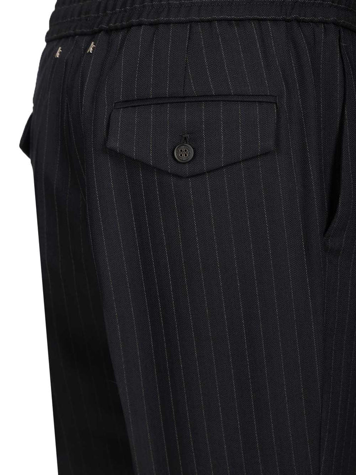 Golden Goose Deluxe Brand Pinstriped Trousers - Blu | 9c3956ce8d2b46dbf9cd8d2e53755a70bb72fd1f