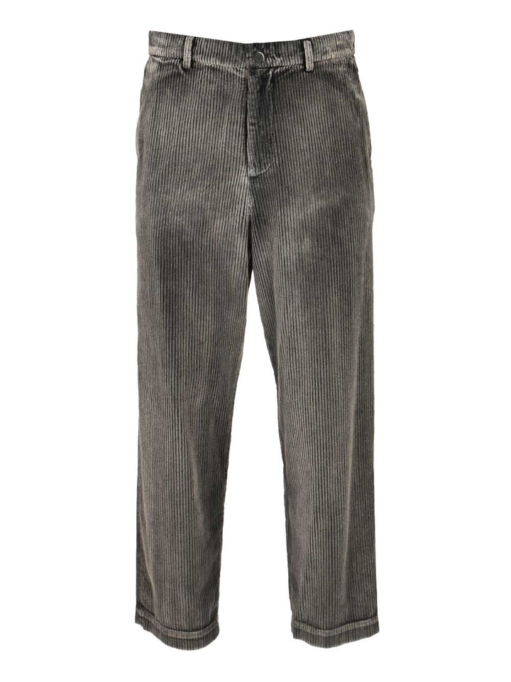 Barena Venezia Canasta Olsar Trousers - Nero | 4aec783e3728e69b96b0f879d316bac9bb3964bc