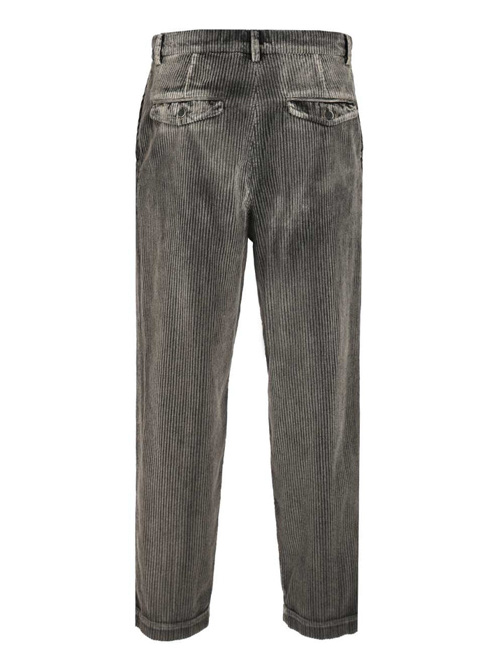 Barena Venezia Canasta Olsar Trousers - Nero | 7ef9b85ff399ec7c4c467e978a502ad41abea145