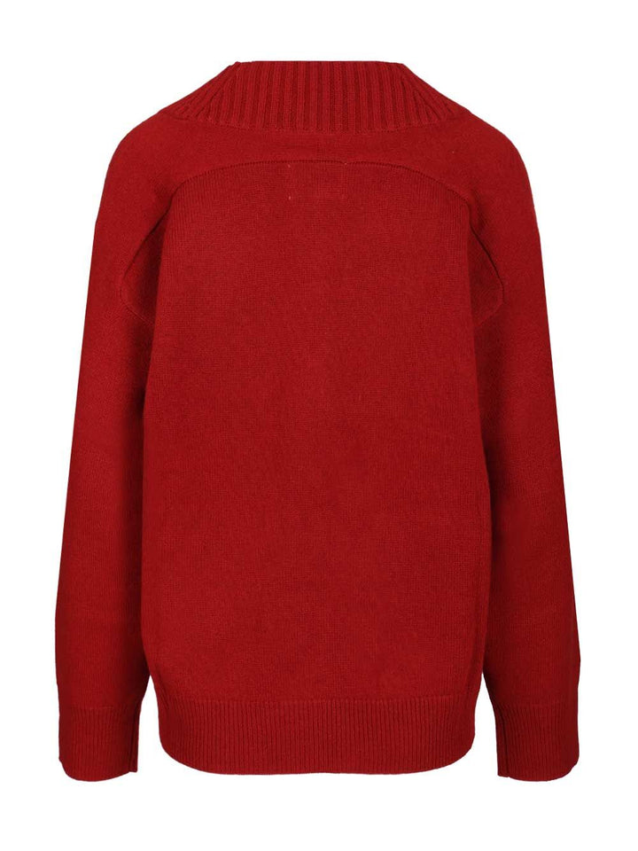 Loulou De Saison Sage Lds Knitwear - Rosso | b0aced0a190e2d5627af5b996869254d52985f6d