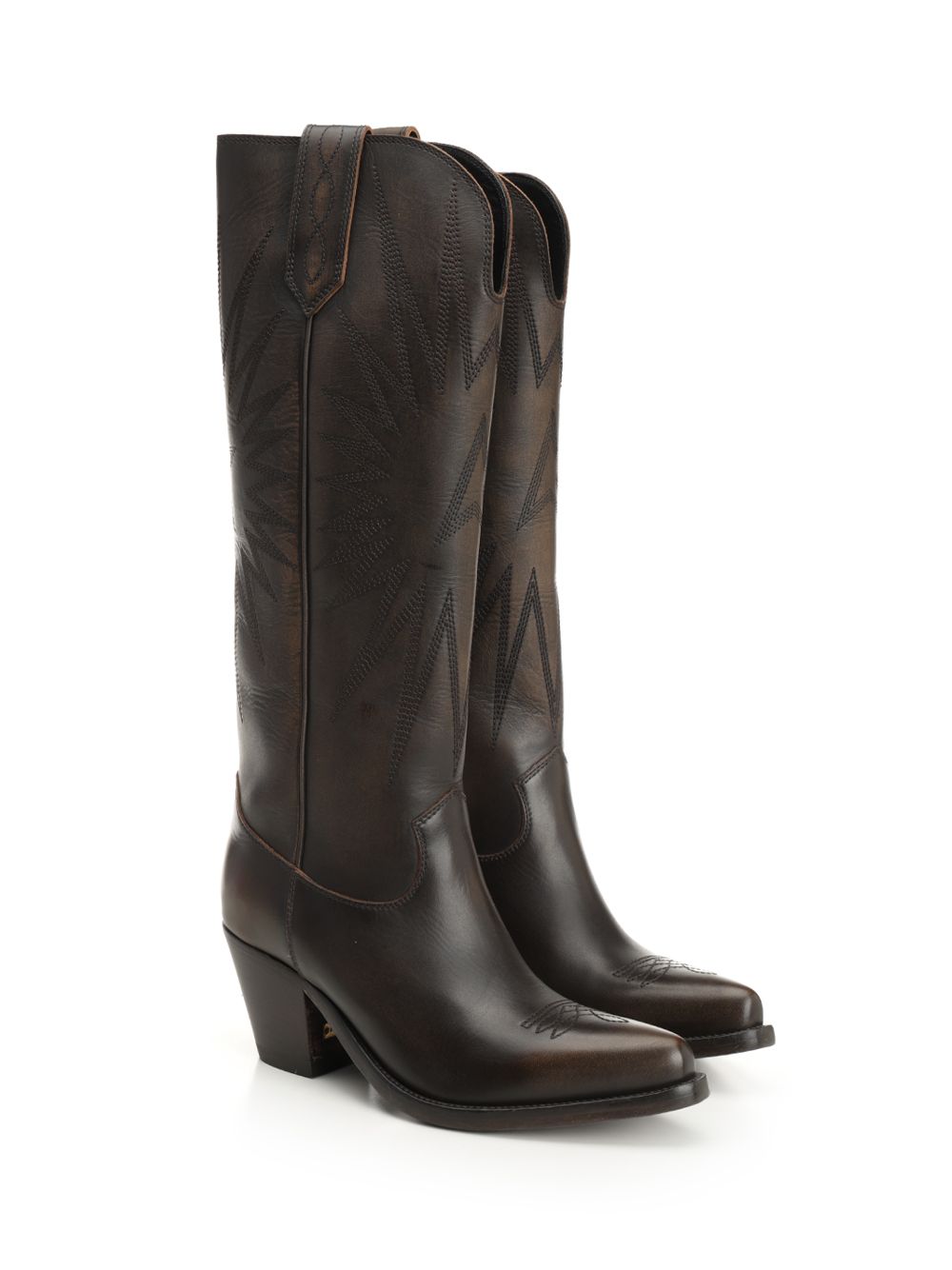 Golden Goose Deluxe Brand Wish Star Boots - Marrone | 8c3d70eed37646355b0957245fa4bfb12be96f98