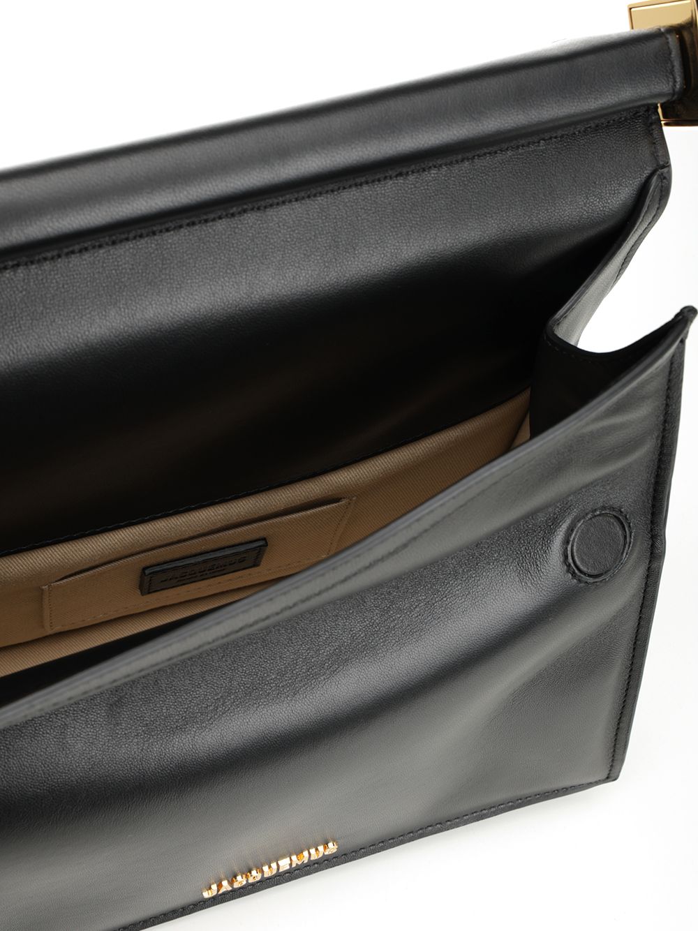 Jacquemus Rond Carré Handbags - Nero | 73da4cfd0419d91886a1ddb59ab37b7efb18a263