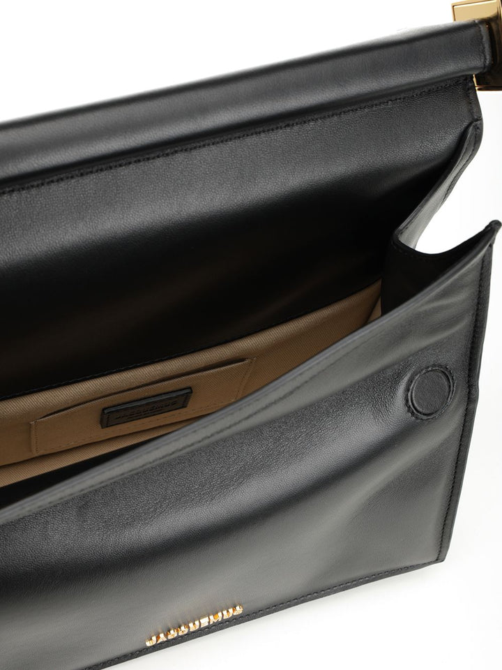 Jacquemus Rond Carré Handbags - Nero | 73da4cfd0419d91886a1ddb59ab37b7efb18a263