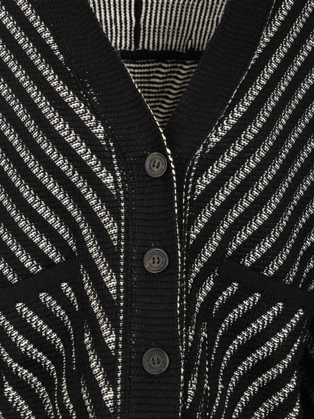 Golden Goose Deluxe Brand Cardigan With Fringes Knitwear - Nero | 934e4780d1466a047f44f6e1f727b997d4f82ae6