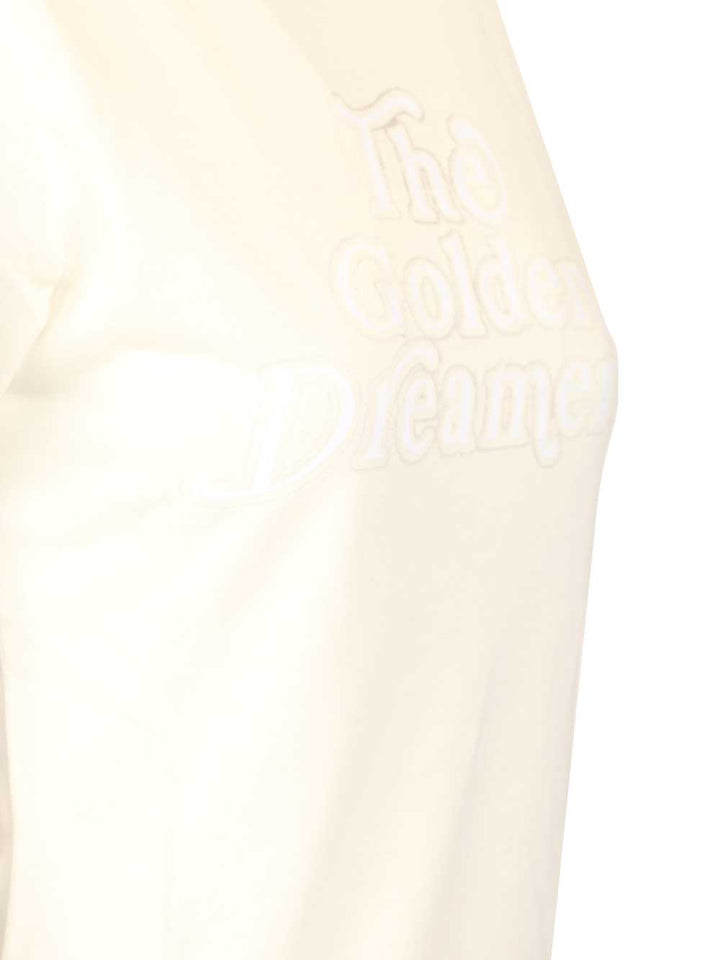 Golden Goose Deluxe Brand Crew Neck Jersey T-Shirt - Bianco | 35ee4434e97385e5d0dc4b65e9cac619b7eb75d3