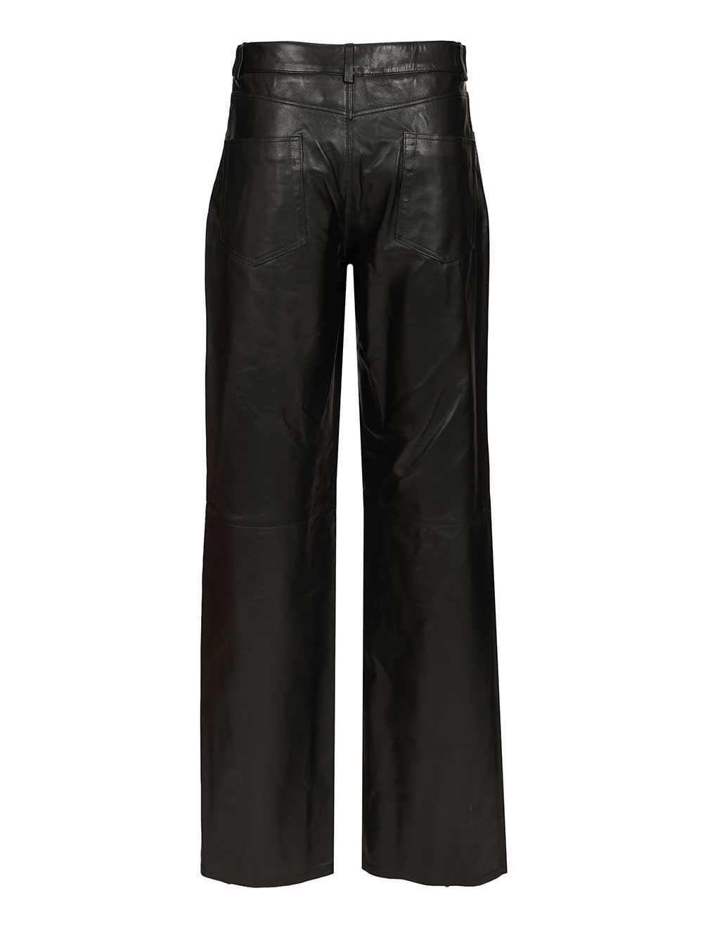 Arma Polly Leather Trousers - Nero | 51c7e09a20f432b10923b206ee68935c194e7ac4