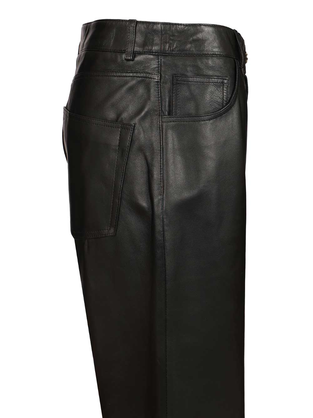 Arma Polly Leather Trousers - Nero | 2aacba76a4528822c150ea57a750f8e4370256b2
