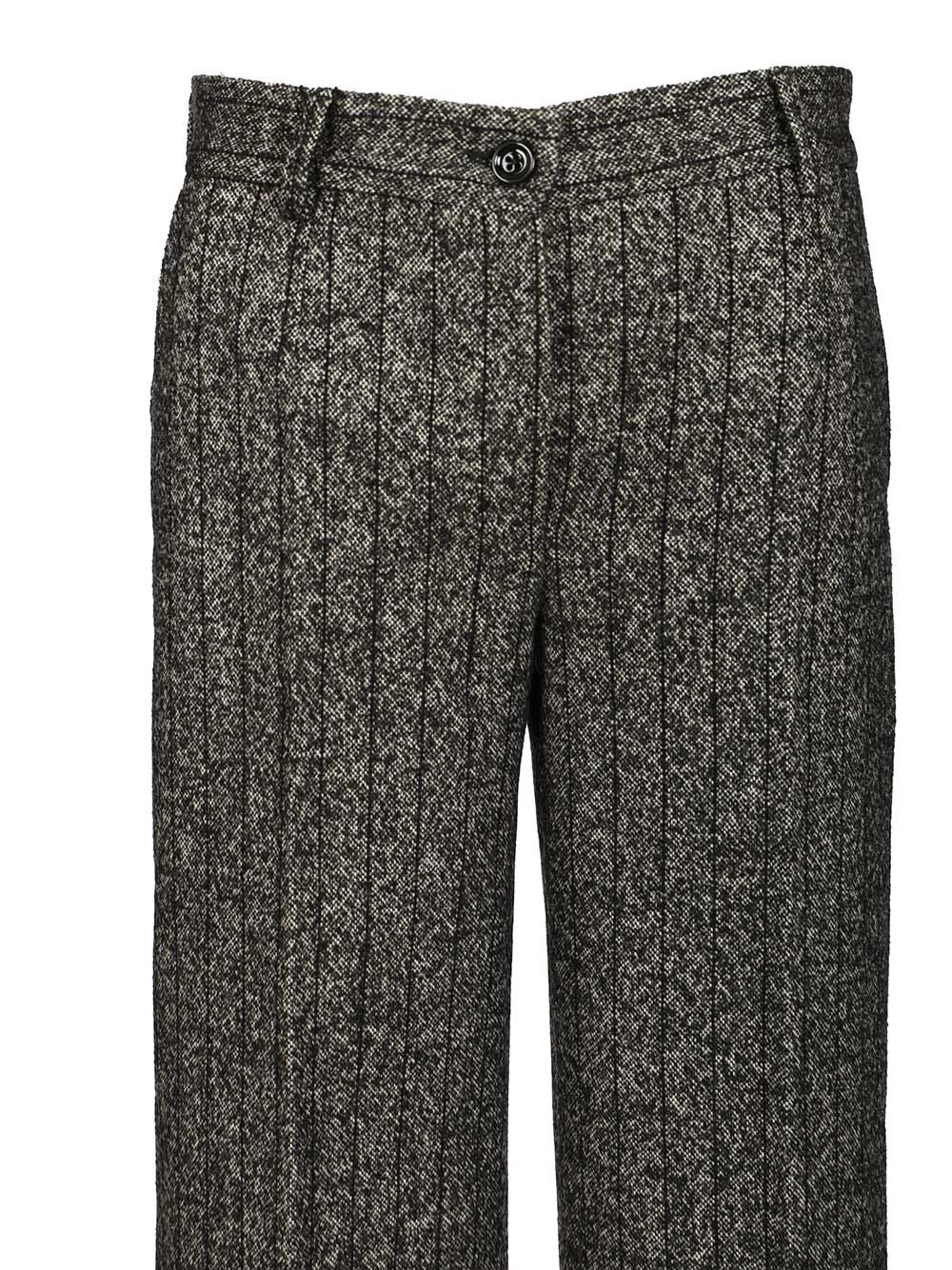 Dolce & Gabbana Striped Trousers - Grey | 179cdb44eacdb41c5f0da4aece382875f0468150