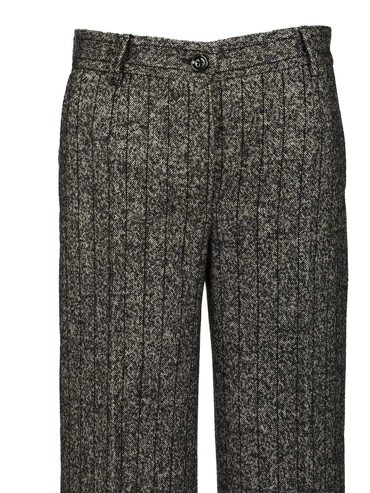 Dolce & Gabbana Striped Trousers - Grey | 179cdb44eacdb41c5f0da4aece382875f0468150