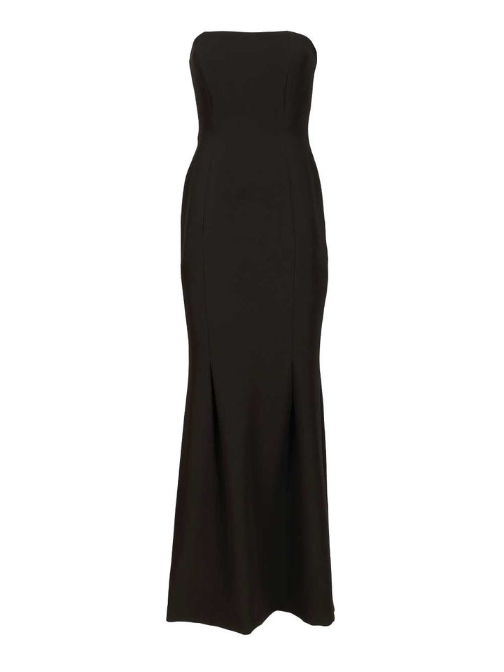 Federica Tosi Long Strapless Cady Dress Abiti - Nero | 0632faeed63abcfe49f77f02f7c3426c10b51aec