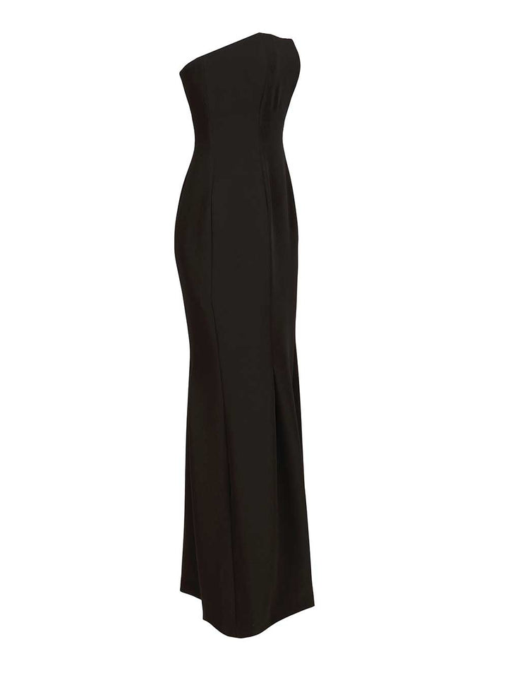 Federica Tosi Long Strapless Cady Dress Abiti - Nero | 9fef905713760c72e46007f9da86b56f5bbbe294