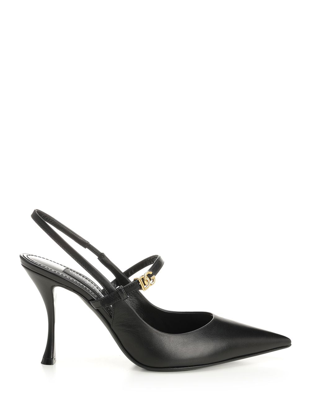 Dolce & Gabbana Goatskin Slingback Decollete - Nero | 73255ee364efa84bbd495890ef1356ef67f4a0ce