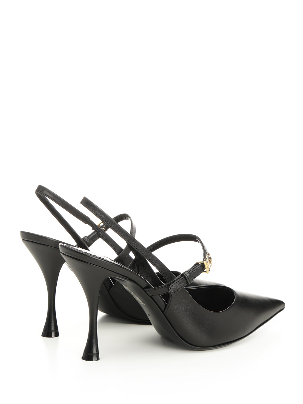 Dolce & Gabbana Goatskin Slingback Decollete - Nero | 43167ab5ac68ebd7b9cede0cfb100f431319c590