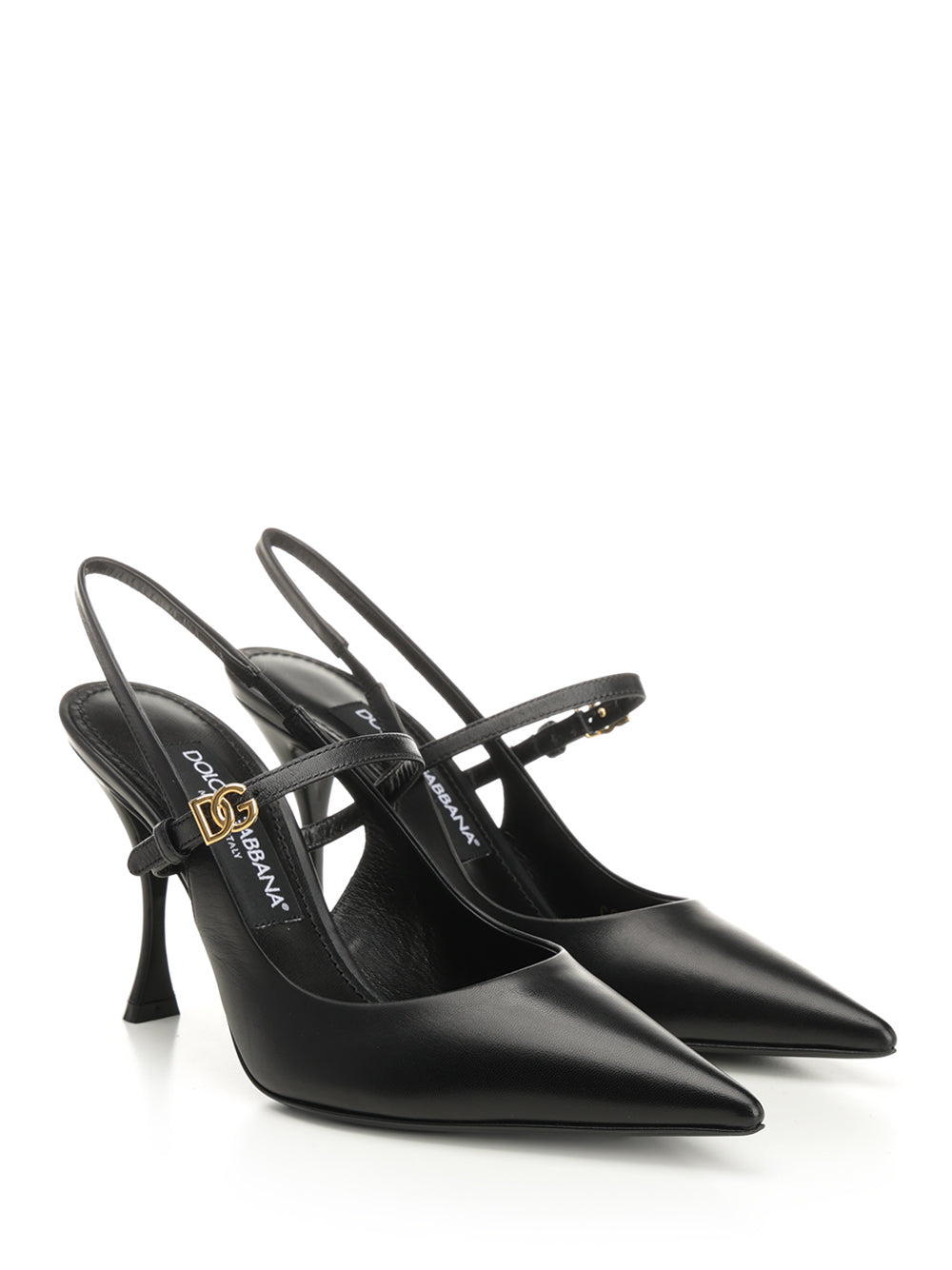 Dolce & Gabbana Goatskin Slingback Decollete - Nero | 792a3796da330cdffbd951a964dd9dcb885cd0b6