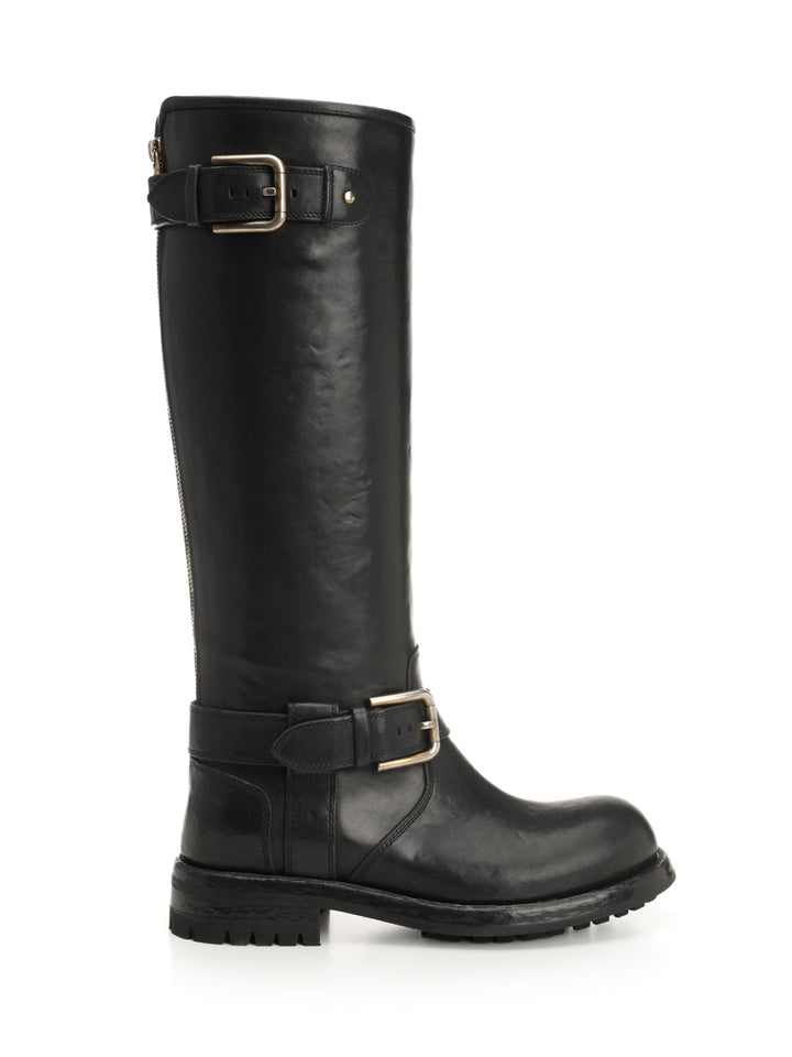 Dolce & Gabbana Biker Boot Boots - Nero | 1e1bcf95f3021bf1c53c5c01b0d78f17facc55b4