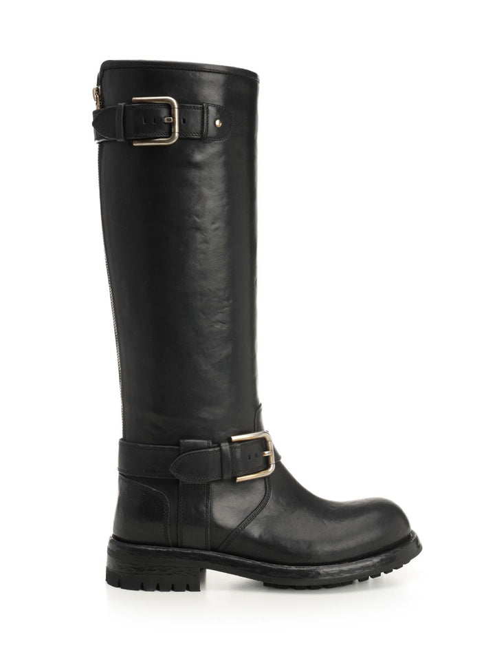 Dolce & Gabbana Biker Boot Boots - Nero | 7b876854b86965c74af6ff294e66b9cbf066825e