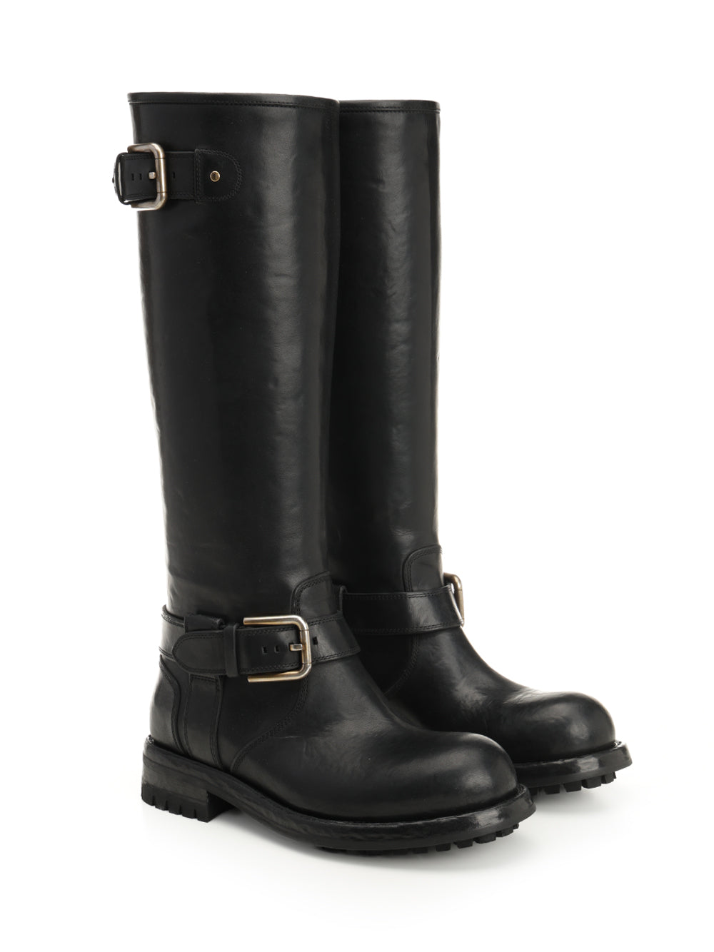 Dolce & Gabbana Biker Boot Boots - Nero | 41938a7695f83f829242d0005145731b31cba7c6