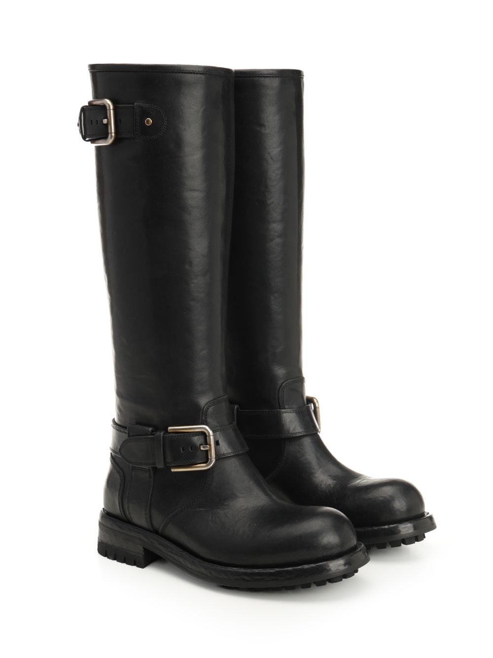 Dolce & Gabbana Biker Boot Boots - Nero | 3319c2f27218e926bc0892e3c2f0ae518a1c256f