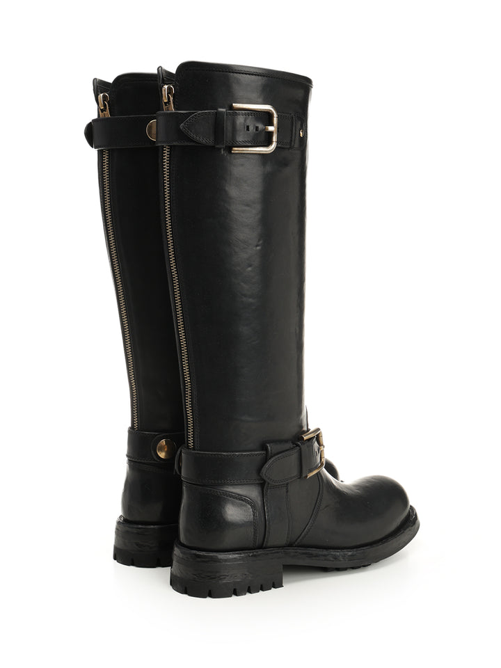 Dolce & Gabbana Biker Boot Boots - Nero | cf31224bb34880c565996b8b66dba7b995888ce4