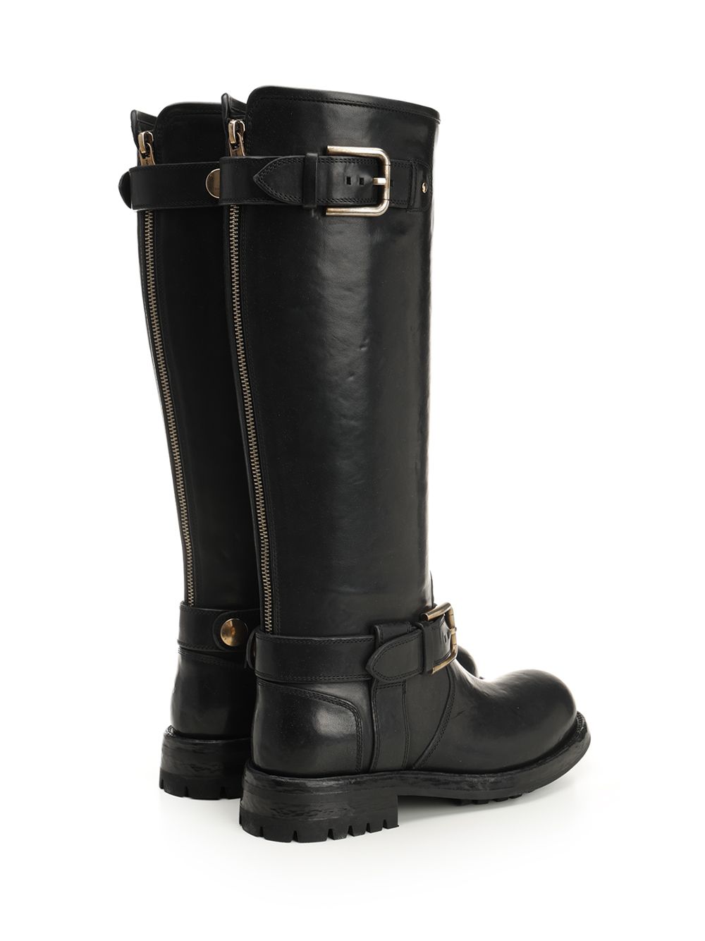 Dolce & Gabbana Biker Boot Boots - Nero | 232cfdefc34abea24bc06a66ae2253841b836ace