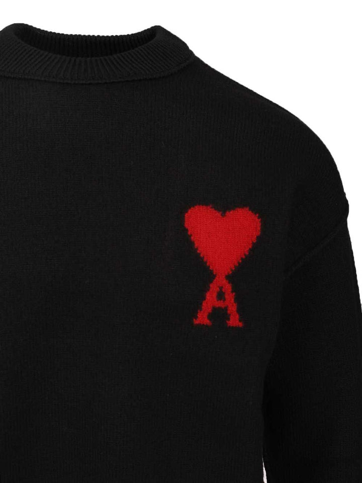 Ami Ami De Coeur Sweater Sweatshirts - Nero | 1e4491031bb95f1d1849c5bc690ff463bc98598d