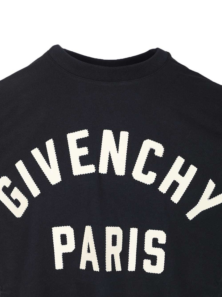 Givenchy Cotton T-Shirt - Blu | 38481ea7124941c78d62cd7c10c2806211c8f408