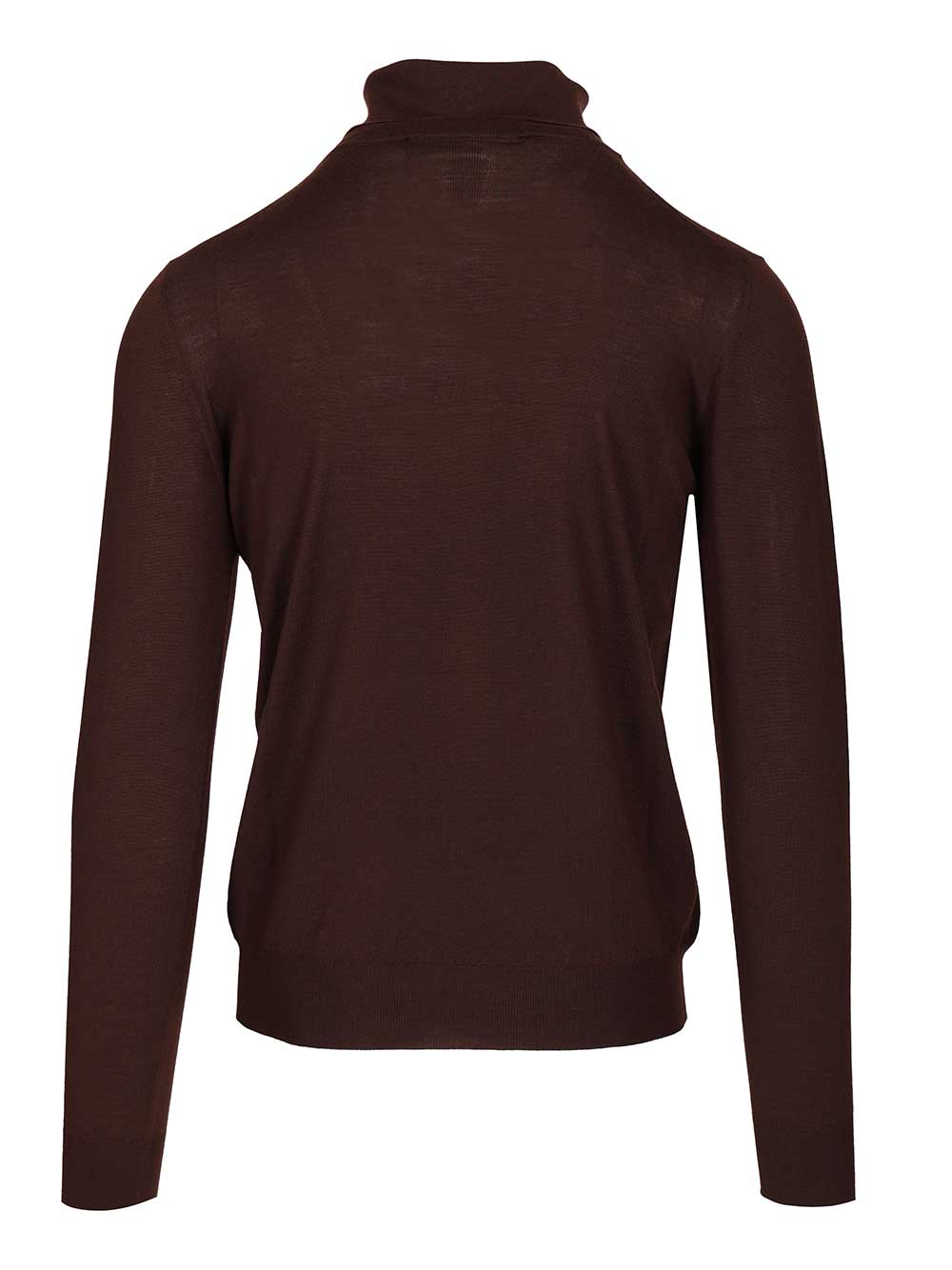 Mauro Ottaviani Wool Turtleneck Knitwear - Marrone | 6894e47759e90c8f47ab425357787832f32e165e